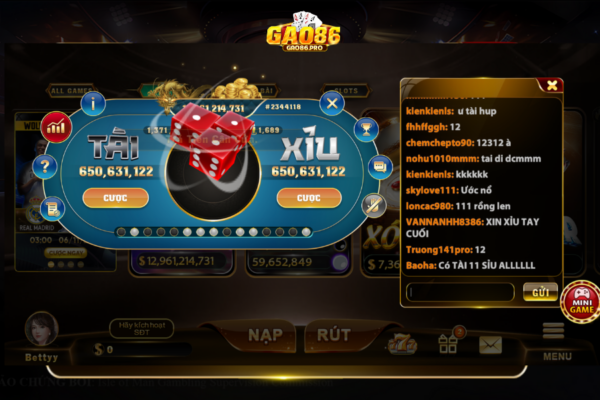 GAO86 GAME BÀI – CHƠI ĐÃ TAY – TIỀN ĐẦY TÚI 21 Tài xỉu Gao86